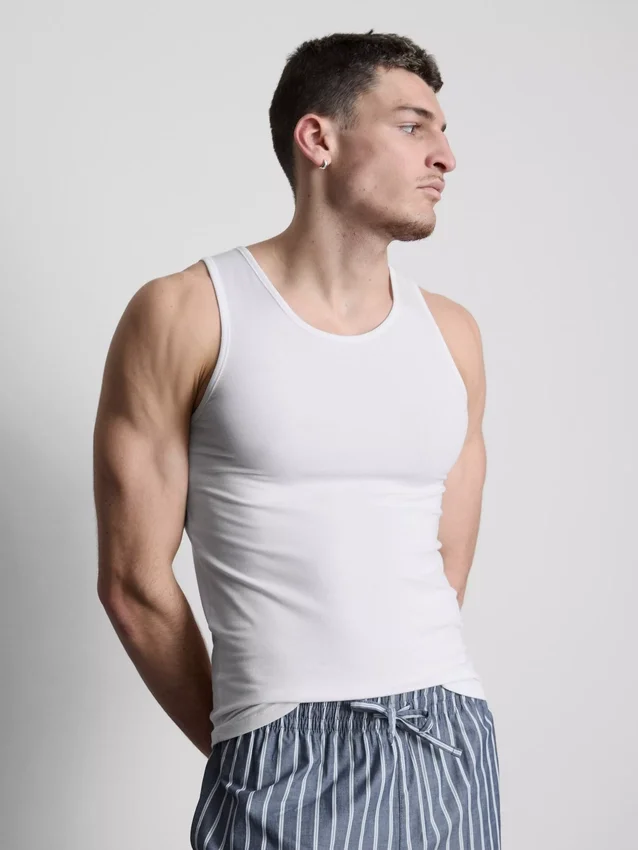 2-pakk med enkle tank-topper