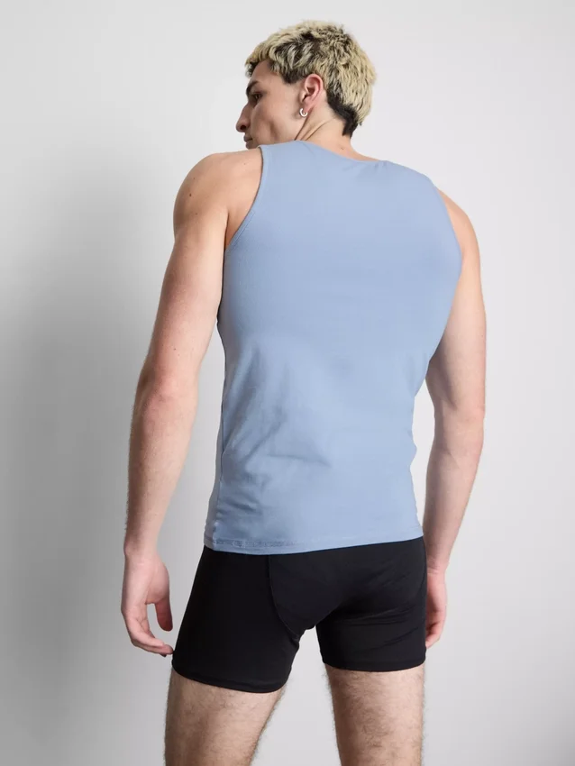 2-pakk med enkle tank-topper