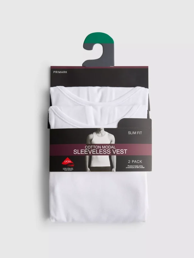 2-pakk med enkle tank-topper
