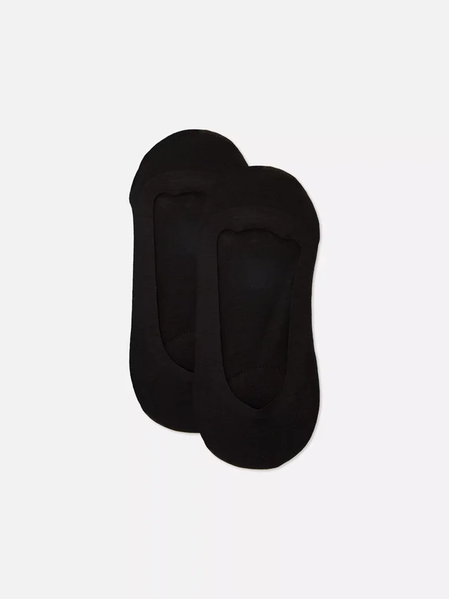 2-pakk med polstrede fotsokker
