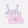 2-pakk med sømløse crop-topper med Disneys Stitch og Angel