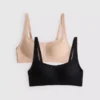 2-pakk med utjevnende Shapewear-crop-top