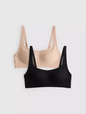 2-pakk med utjevnende Shapewear-crop-top