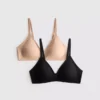 2-pakk med utjevnende trekant-Shapewear-bh