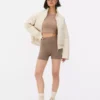 2-pakk yogashorts med høy midje