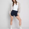 2-pakk yogashorts med høy midje