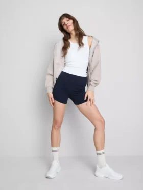 2-pakk yogashorts med høy midje