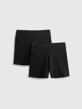 2-pakk yogashorts med høy midje