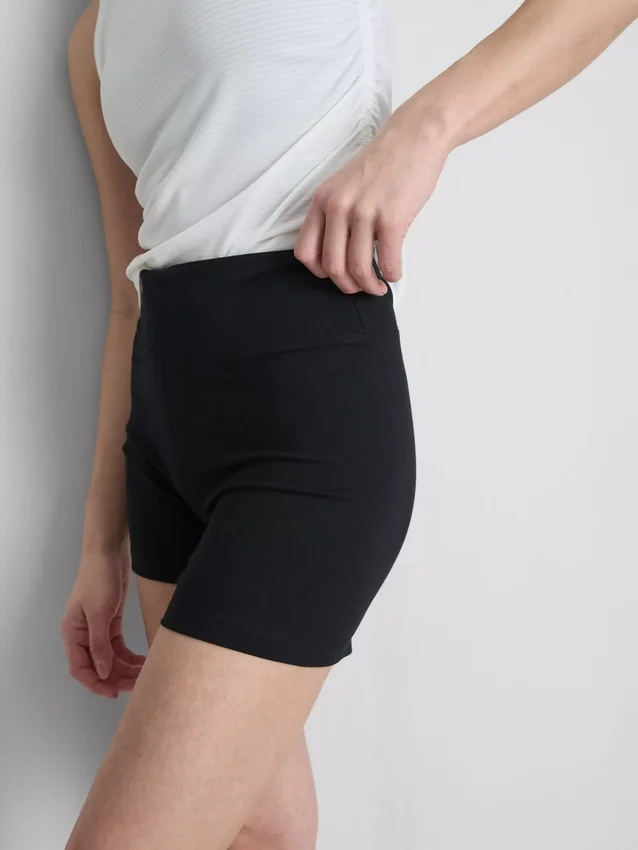 2-pakk yogashorts med høy midje