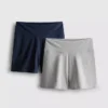 2-pakk yogashorts med høy midje