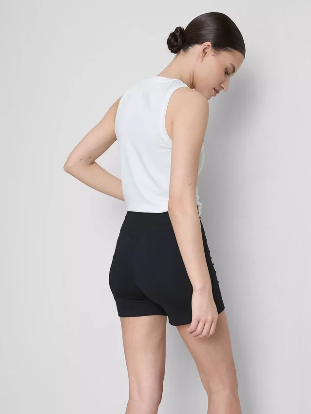 2-pakk yogashorts med høy midje
