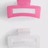 2-pakning med rektangulære kloklips
