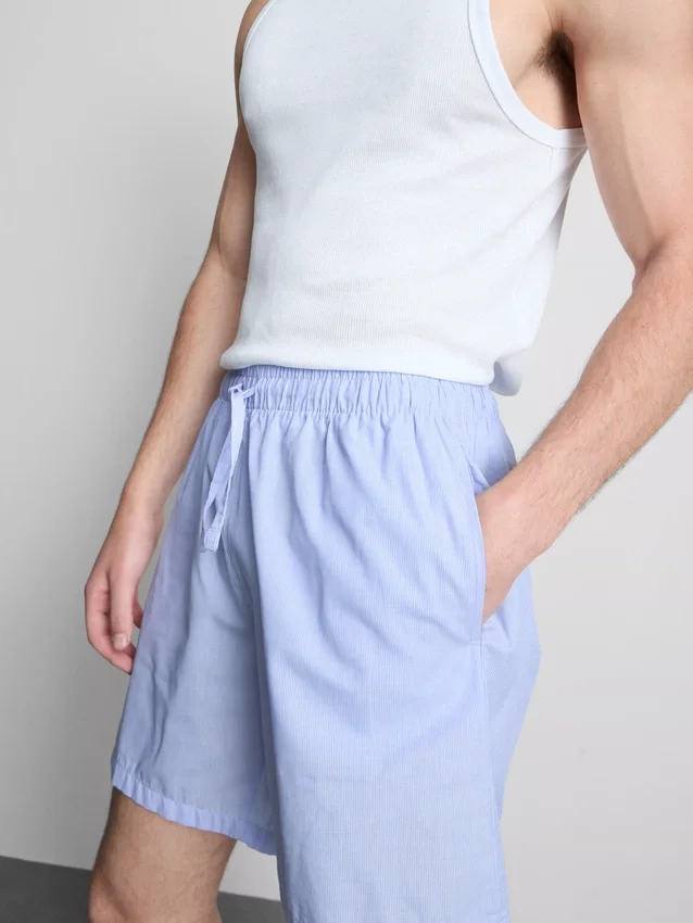2-pakning med vevde shorts