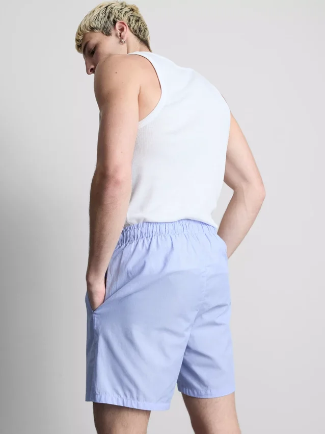 2-pakning med vevde shorts