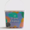 20-pakning med gigantisk kritt