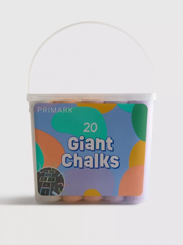 20-pakning med gigantisk kritt