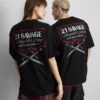 21 Savage kortærmet T-skjorte