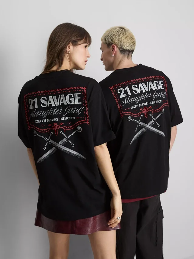 21 Savage kortærmet T-skjorte