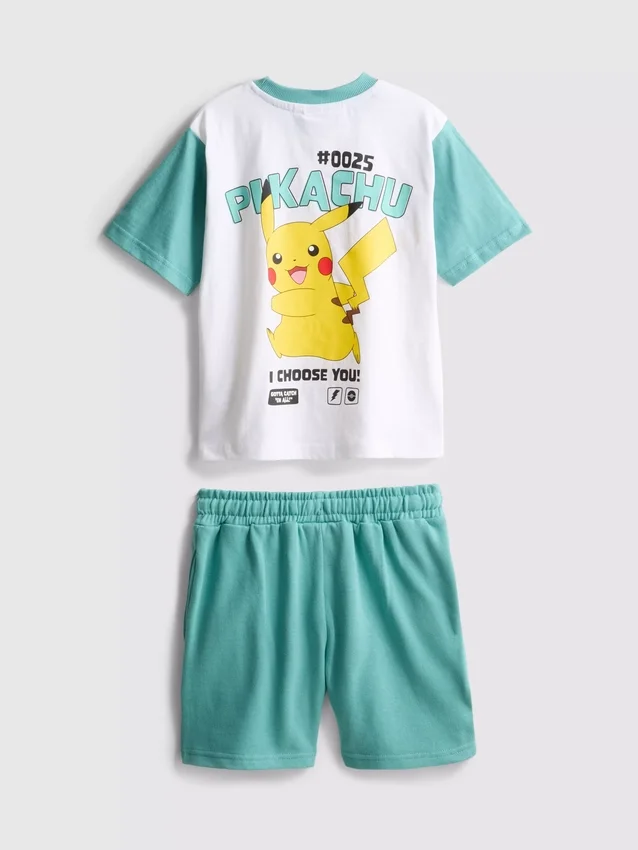 3–9 år | Pokémon-T-skjorte og shorts-sett