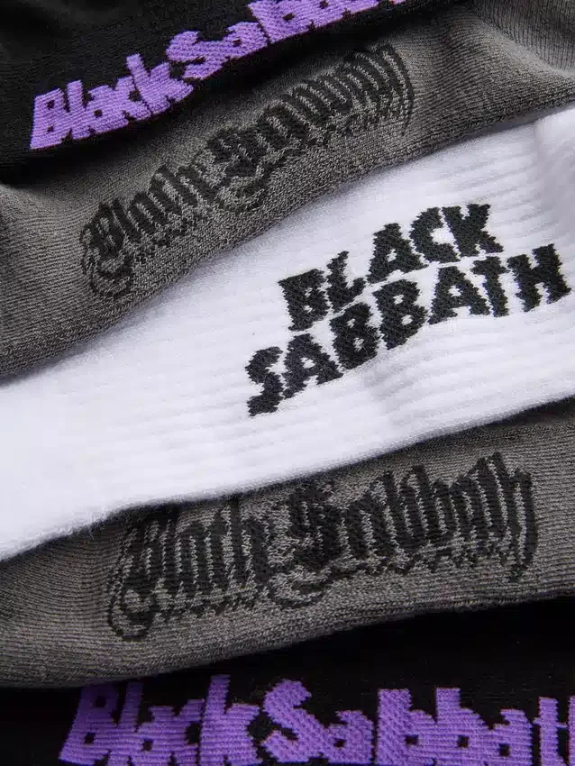 3-pakk Black Sabbath-sokker