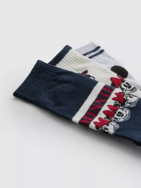 3-pakk med Disneys Minnie Mouse-ankelsokker