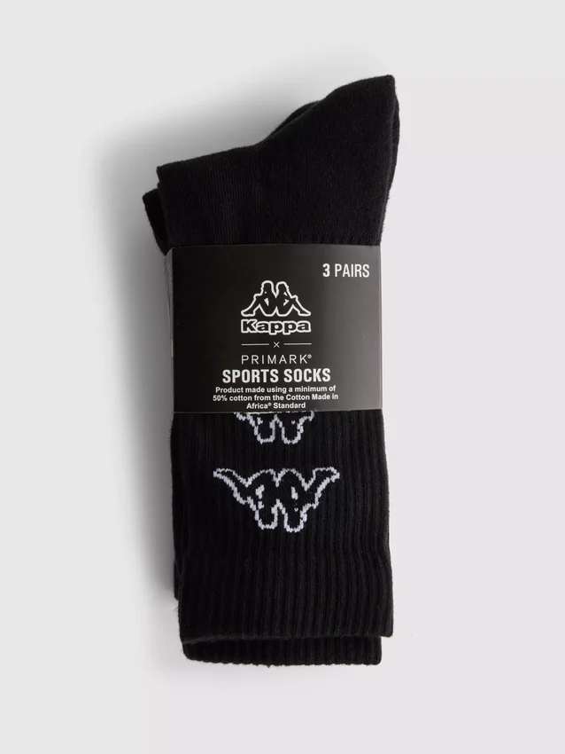 3-pakning Kappa x Primark sportsokker