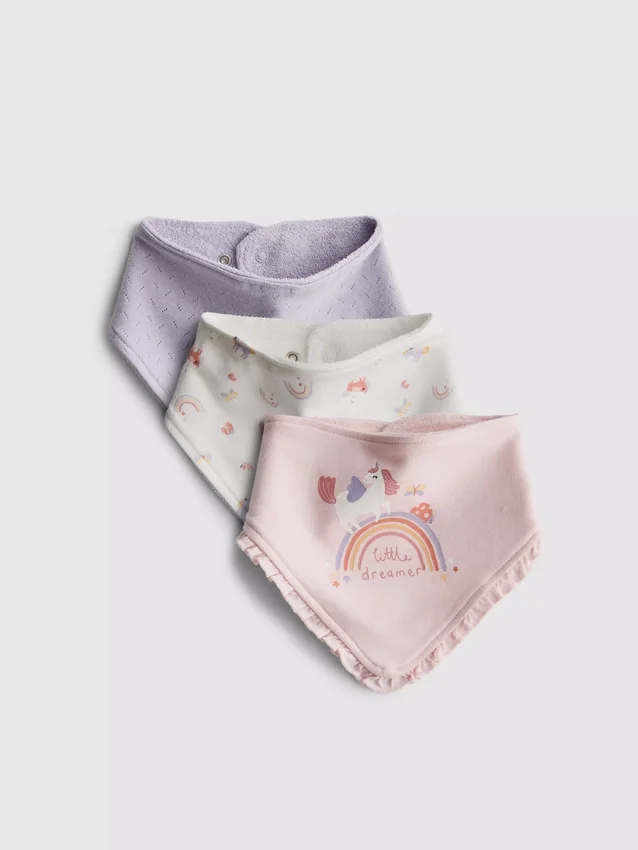 3-pakning med bandana-smekker