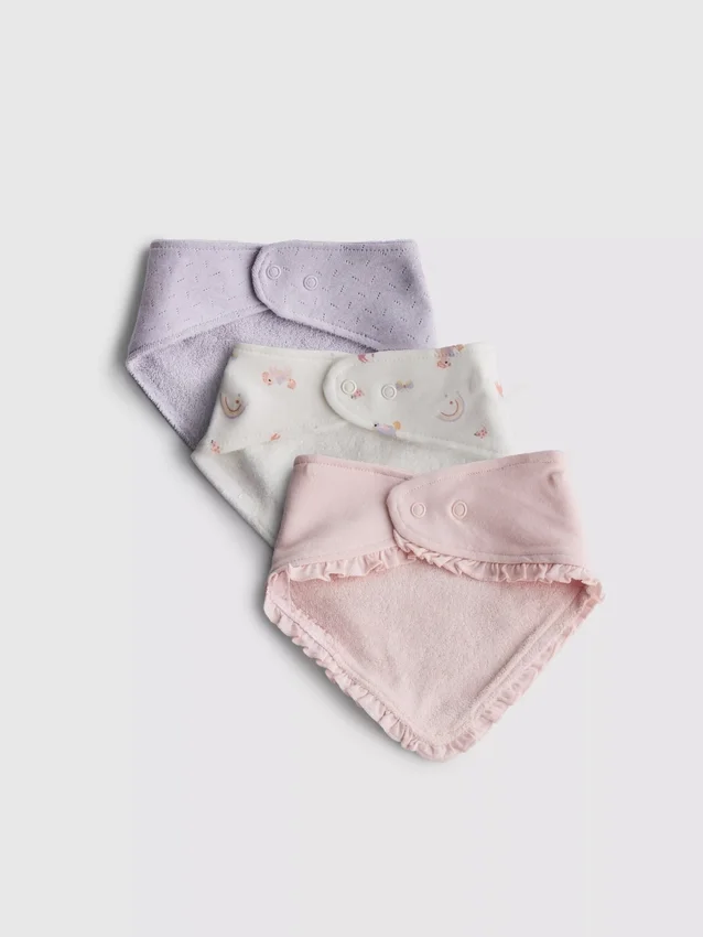 3-pakning med bandana-smekker