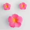 3-pakning med blomsterhårspenner