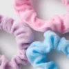3-pakning med frotté-scrunchies