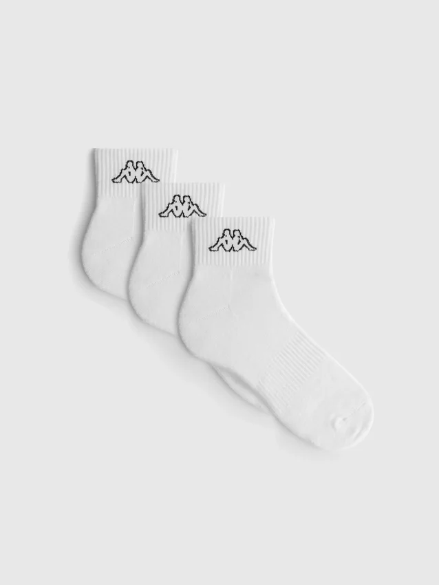 3-pakning med Kappa x Primark kvartlange sokker