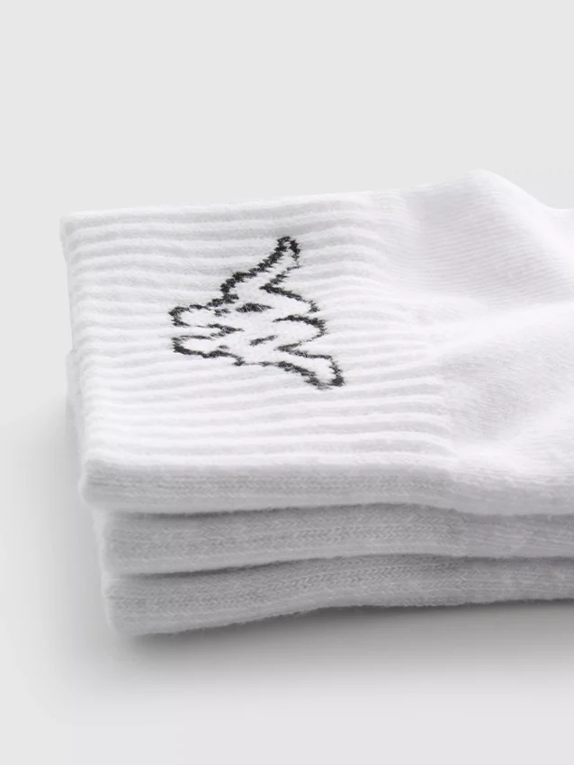 3-pakning med Kappa x Primark kvartlange sokker