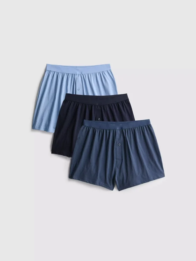 3-pakning med løse boxershorts