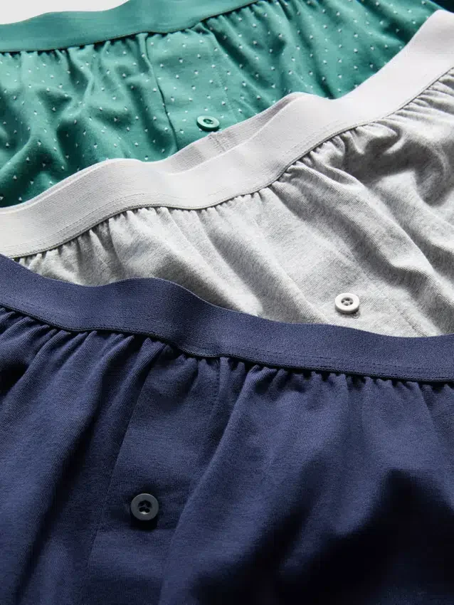 3-pakning med løstsittende boxershorts