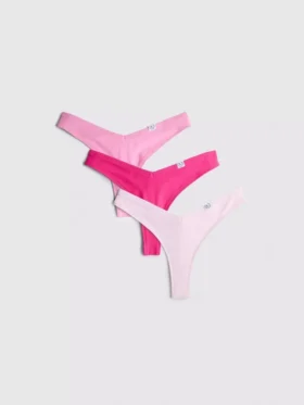 3-pakning med Miami-stringtruser i bomull