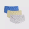 3-pakning med pointelle mini-shorts