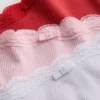 3-pakning med ribbede hipster-truser i mikrofiber