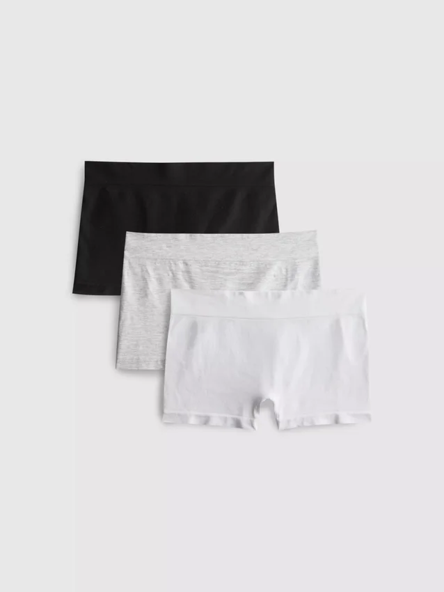 3-pakning sømløse boyshorts