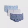 3-pakning sømløse mini-boyshorts