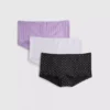 3-pakning sømløse mini-boyshorts