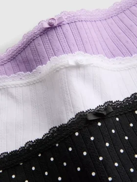 3-pakning sømløse mini-boyshorts