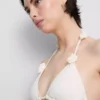 3D-blomstret trekantet bikinitopp