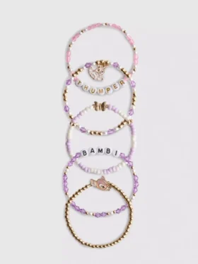 4-pakning med Disney-armbånd med Bambi-motiv