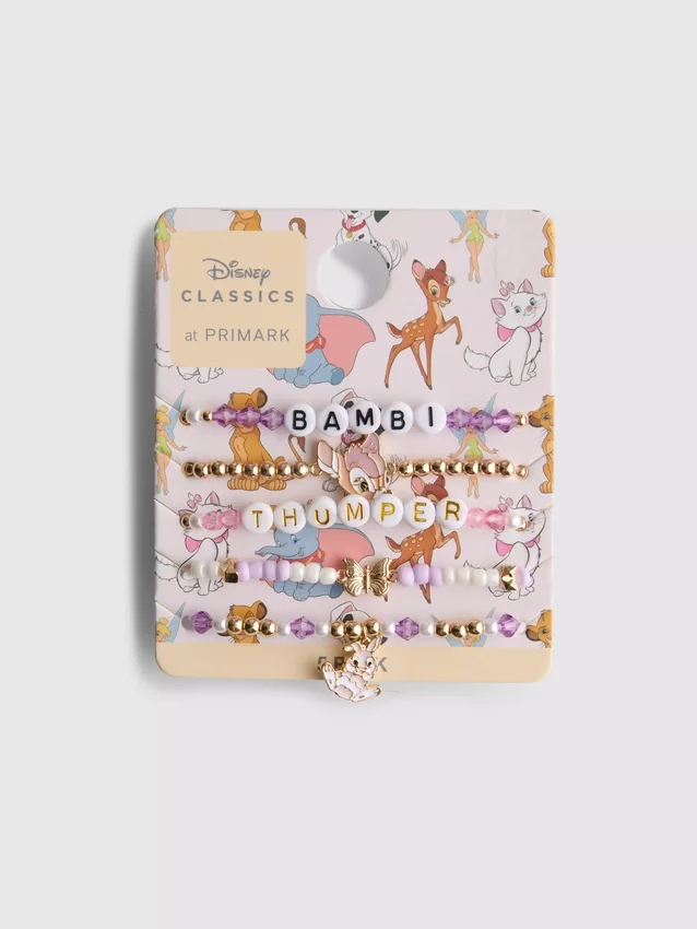 4-pakning med Disney-armbånd med Bambi-motiv