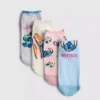 4-pakning med Disney-Stitch-sneakersokker