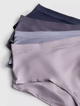 4-pakning med høye truser i mikrofiber