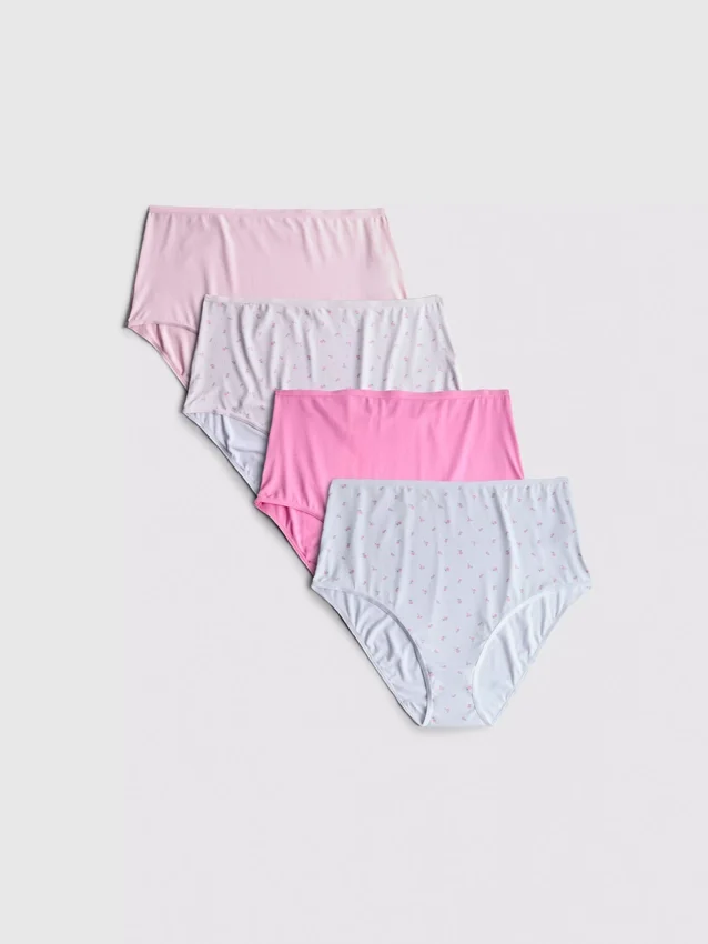 4-pakning med mikrofiber-truser