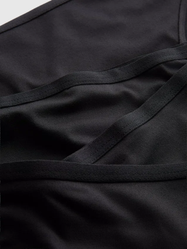 4-pakning med mikrofiber-truser med høyt ben