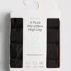 4-pakning med mikrofiber-truser med høyt ben