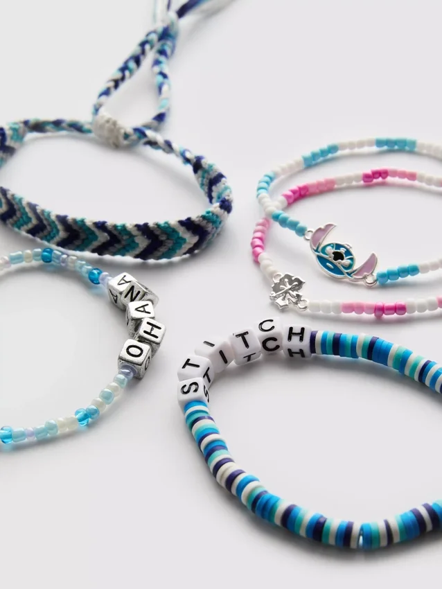 5-pakning med Disney Stitch-armbåndsett